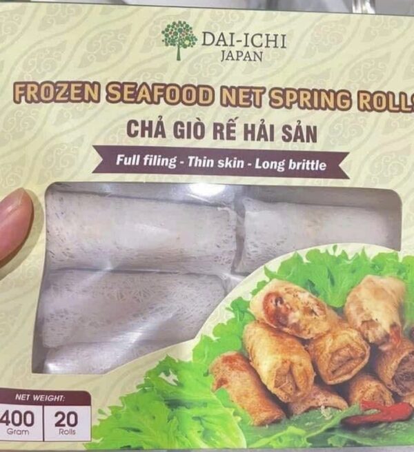 Seafood Net Spring Rolls