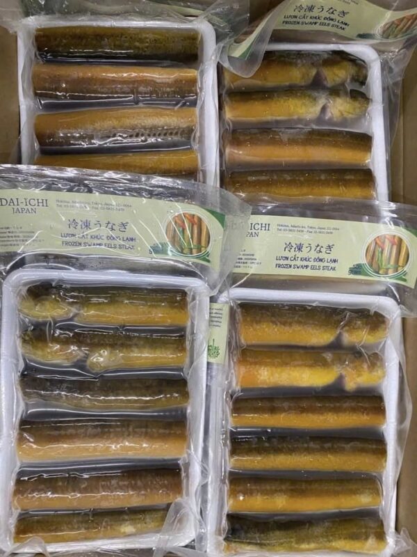 冷凍ウナギカット　